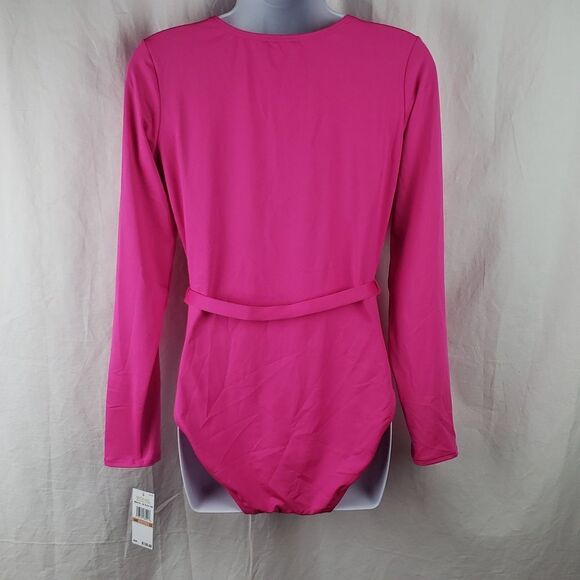 Michael Kors Women's 12 Hot Pink One Piece Swimwear - Picture 7 of 12